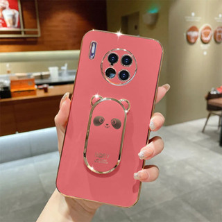 เคสโทรศัพท์มือถือ ลายการ์ตูนแพนด้า สามมิติ พร้อมขาตั้ง สําหรับ Huawei maet30 30E Huawei mate30pro 30Epro Huawei mate40 40E Huawei mate40pro 40E pro