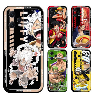 เคส realme 5 5S 5I 6I 2 Pro 3 7 6 7i C17 Pro 4G 5G นิ่ม ลาย one piece luffy law zoro สําหรับ