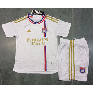 ชุดเสื้อฟุตบอล Olympique Lyonnais สําหรับเด็ก 2023/24