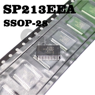 ตัวรับสัญญาณ SP213EEA SP213ECA SP213 SSOP-28 5V 4 Driver/5 5 ชิ้นต่อล็อต