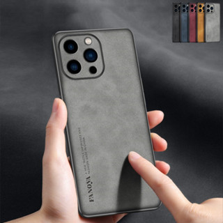 เคสโทรศัพท์มือถือ หนังแกะเทียม กันกระแทก สําหรับ Xiaomi Redmi 12 Redmi12 case เคส