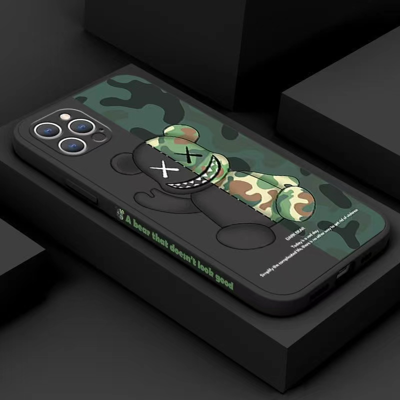 เคส Realme C30S C55 C31 C35 C33 C30 10 Pro Plus 10 4G 10 Pro 9 Pro Plus 9i 9 4G GT 2 Pro 5G X2 Pro GT NEO 3 GT NEO 5 GT 3 เคส TPU ซิลิโคนหมีรุนแรงครอบคลุมกรณีโทรศัพท์ทั้งหมด - รูปที่ 3