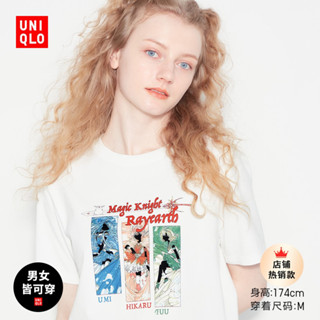 Uniqlo Uniqlo เสื้อยืดลําลอง แขนสั้น พิมพ์ลาย สําหรับผู้ชาย และผู้หญิง (UT) 465740 ยูนิโคล่