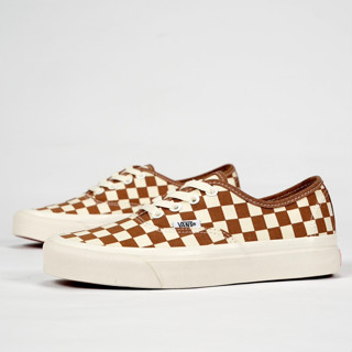 Vans Style 44 Chessboard, Anaheim สายกิ่งไม้ ระดับไฮเอนด์ สีน้ําตาล สีขาว