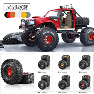 ชุดขอบล้อยาง 1.9 สําหรับรถไต่หินบังคับ 1/10 TRX-4 Axial SCX10 90046 D90 Voodoo KLR 4 ชิ้น