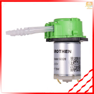 M^m COD GROTHEN DC 12V เครื่องปั๊มน้ํา ปั๊มของเหลว ขนาดเล็ก หัวท่อเพอริสโตลติก ฟังก์ชั่นเติมเอง สําหรับตู้ปลา ห้องปฏิบัติการเคมี วิเคราะห์สารเติมแต่ง