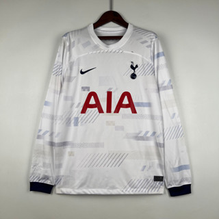 เสื้อกีฬาแขนยาว ลายทีมชาติฟุตบอล Tottenham Hotspur 2023-24 Season ชุดเหย้า