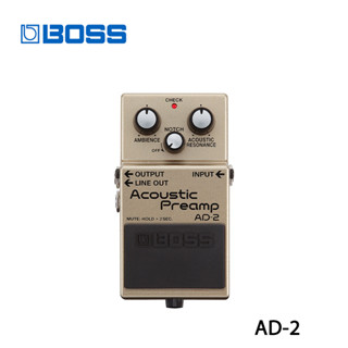 BOSS AD-2 แป้นเหยียบพรีแอมป์ อะคูสติก สําหรับกีตาร์