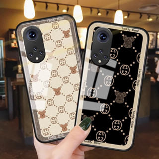 Zz เคสโทรศัพท์มือถือแบบแก้ว กันกระแทก ลายหมี Diy สําหรับ huawei P30 P20 lite P10 plus P40 pro mate 20 pro 20X 10 pro 30