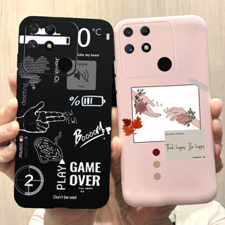 เคสโทรศัพท์มือถือ ซิลิโคนนิ่ม ลายเพ้นท์ Corver สีแคนดี้ สําหรับ Realme Narzo 50A Narzo50A 2023 Realme RMX3430