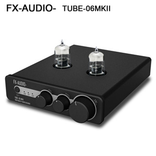 Fx-audio- Tube-06MKII พรีแอมป์ขยายเสียงซับวูฟเฟอร์ USB DAC ES9018K2M Tube 6N3 Pre 24Bit 192kHz พร้อมเสียงเบส