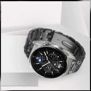 สายนาฬิกาข้อมือเรซิ่น หรูหรา ปรับได้ สําหรับ Huawei watch GT3 GT 3 PRO 46 มม.