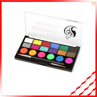 [MMOT] ชุดสีเพ้นท์ตัวถัง 18 สี 6 สี และสีมุก 6 สี และสี UV เรืองแสง 6 สี พร้อมแปรง 2 ชิ้น ปลอดสารพิษ สําหรับเด็ก