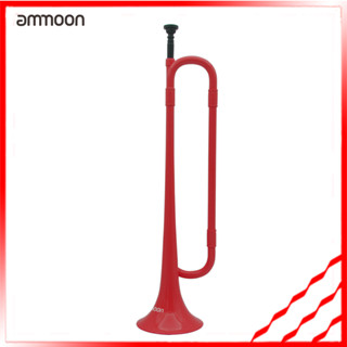 Ammoon B Flat Bugle Cavalry ทรัมเป็ตพลาสติกพร้อมปากเป่าสําหรับนักเรียน