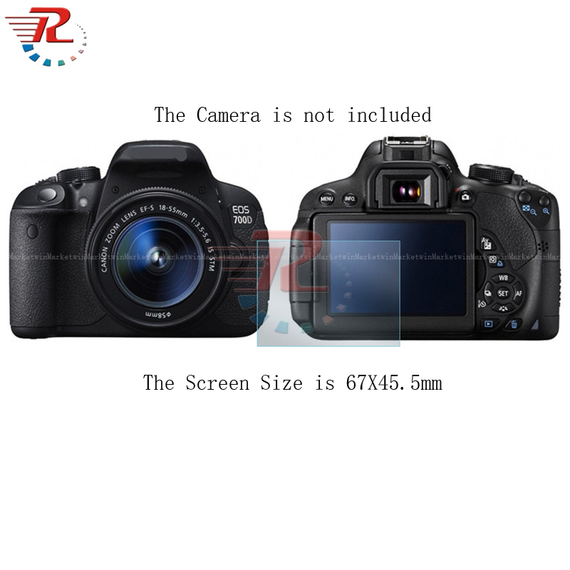 Canon EOS 700D กระจกนิรภัยป้องกันหน้าจอสําหรับ Canon EOS 600D 650D 700D