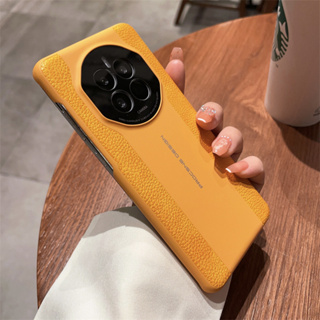 PORSCHE เคสโทรศัพท์มือถือหนัง ป้องกันเลนส์กล้อง ลายลิ้นจี่ สําหรับ Huawei Nova9 10 Honor 70 50 Pro