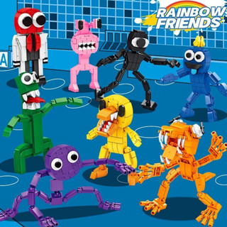 บล็อกตัวต่อเลโก้ MOC Rainbow Friends ของเล่นเสริมการเรียนรู้เด็ก 142 ชิ้น