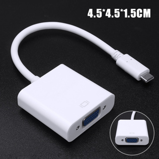 อะแดปเตอร์แปลงสายเคเบิ้ล Type-C USB 3.1 เป็น VGA สําหรับ MacBook