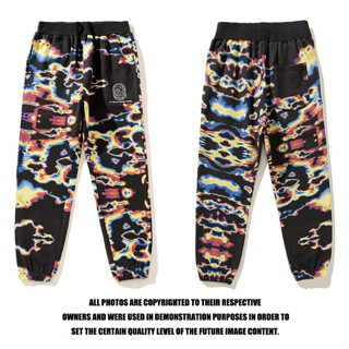 BAPE unisexคลาสสิคกางเกงขายาวลําลองสไตล์ใหม่แฟชั่นสําหรับผู้ชายและผู้หญิง