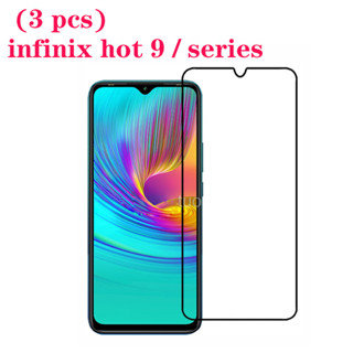 (3 ชิ้น) ฟิล์มกระจกนิรภัย สําหรับ Infinix Hot 9 10 Play Infinix Hot 11 Play Note 8 Note 7 Lite 10 Pro NFC 12 G96