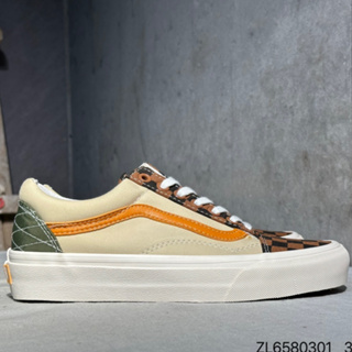 Vans Old Skool รองเท้าผ้าใบลําลอง ข้อสั้น สีดํา สีเทา สไตล์คลาสสิก