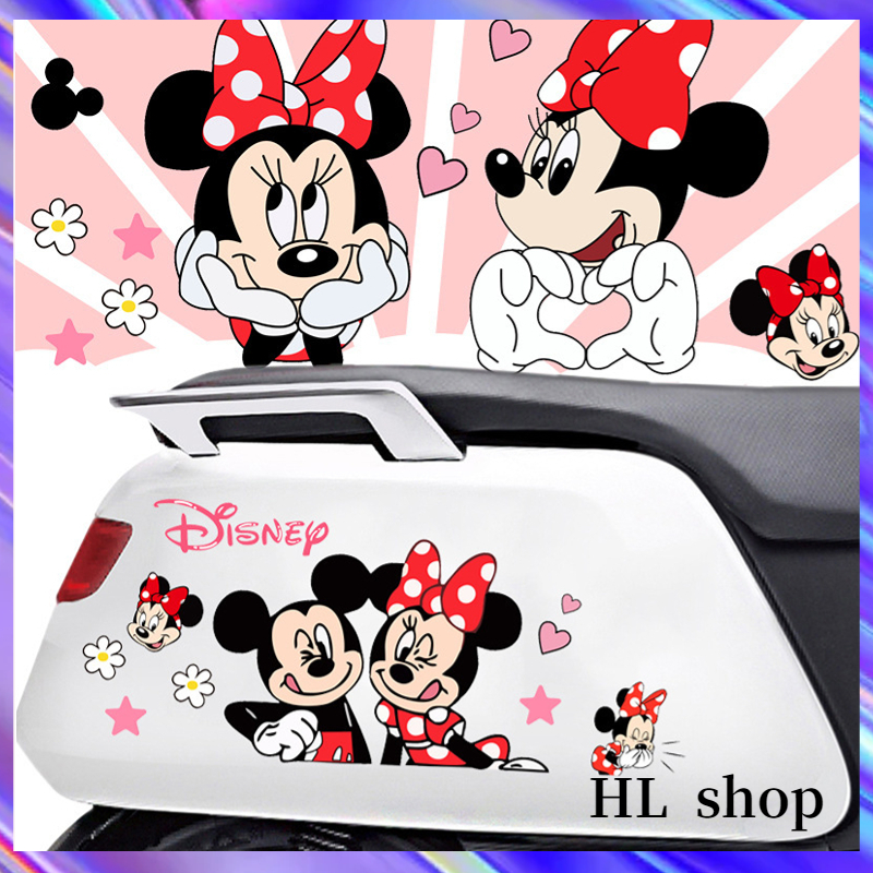 Hl สติกเกอร์ ลายการ์ตูนอนิเมะ Michimini น่ารัก กันน้ํา สําหรับติดตกแต่งรถยนต์ รถจักรยานยนต์