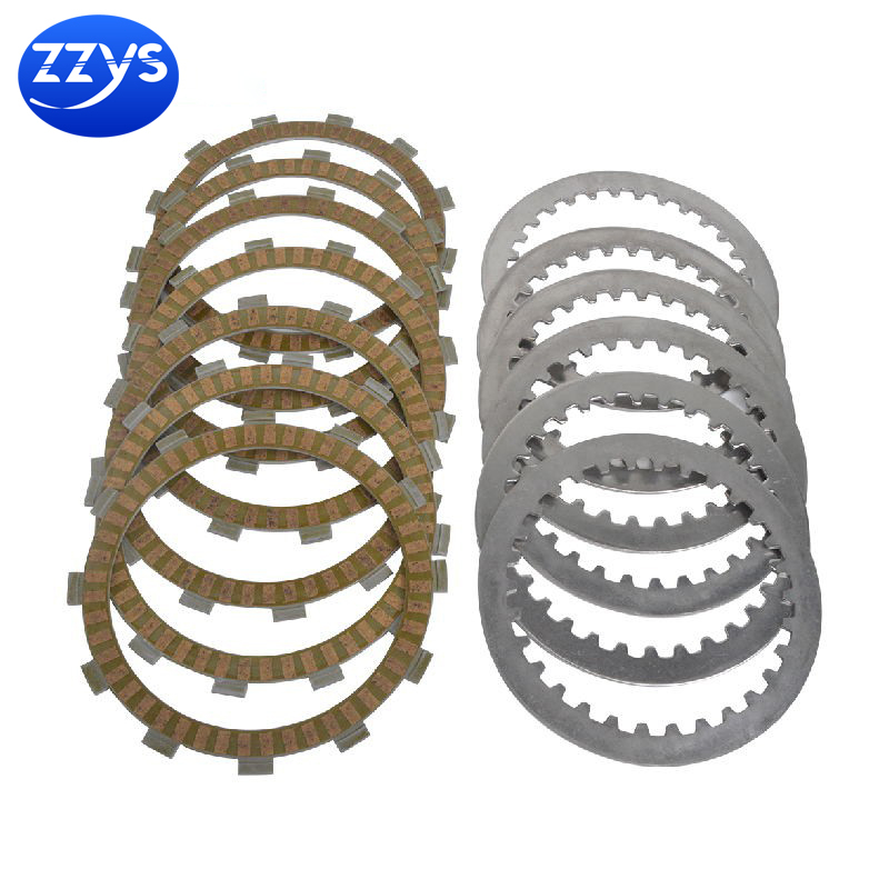 13pcs รถจักรยานยนต์แผ่นคลัทช์ชุดสําหรับ Kawasaki KLE650 Versys ER-6 650 ER6 EX650C EX650A Z650 Vulcan S EN650A มอเตอร์จักรยานแผ่น