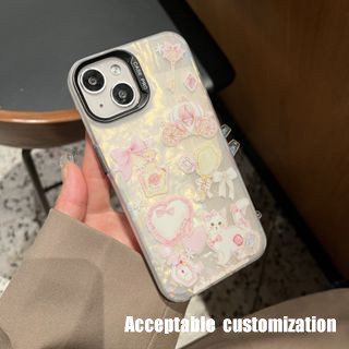 เคสโทรศัพท์มือถือแบบใส กันกระแทก ลายการ์ตูนแมวน่ารัก สําหรับ Apple 14promax 13pro 12 11 xs xr 7 8plus