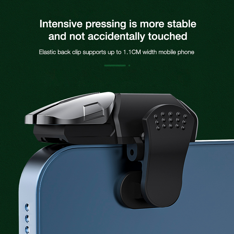 Bluewow G21 จอยสติ๊กควบคุมเกมมือถือ ปุ่มกด L1R1 สําหรับ iPhone Android