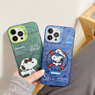 เคสโทรศัพท์มือถือ พลาสติกแข็ง ลายการ์ตูนสนูปปี้น่ารัก แฟชั่น สําหรับ iPhone 14 14pro 14promax 13 13pro 13promax 12 12pro 12promax 11 11promax x xs xr xsm