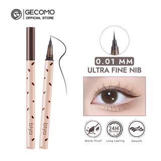 Gecomo อายไลเนอร์ เนื้อลิขวิด 0.01 มม. สําหรับผู้เริ่มต้น ขนตาล่าง ดินสออายไลเนอร์