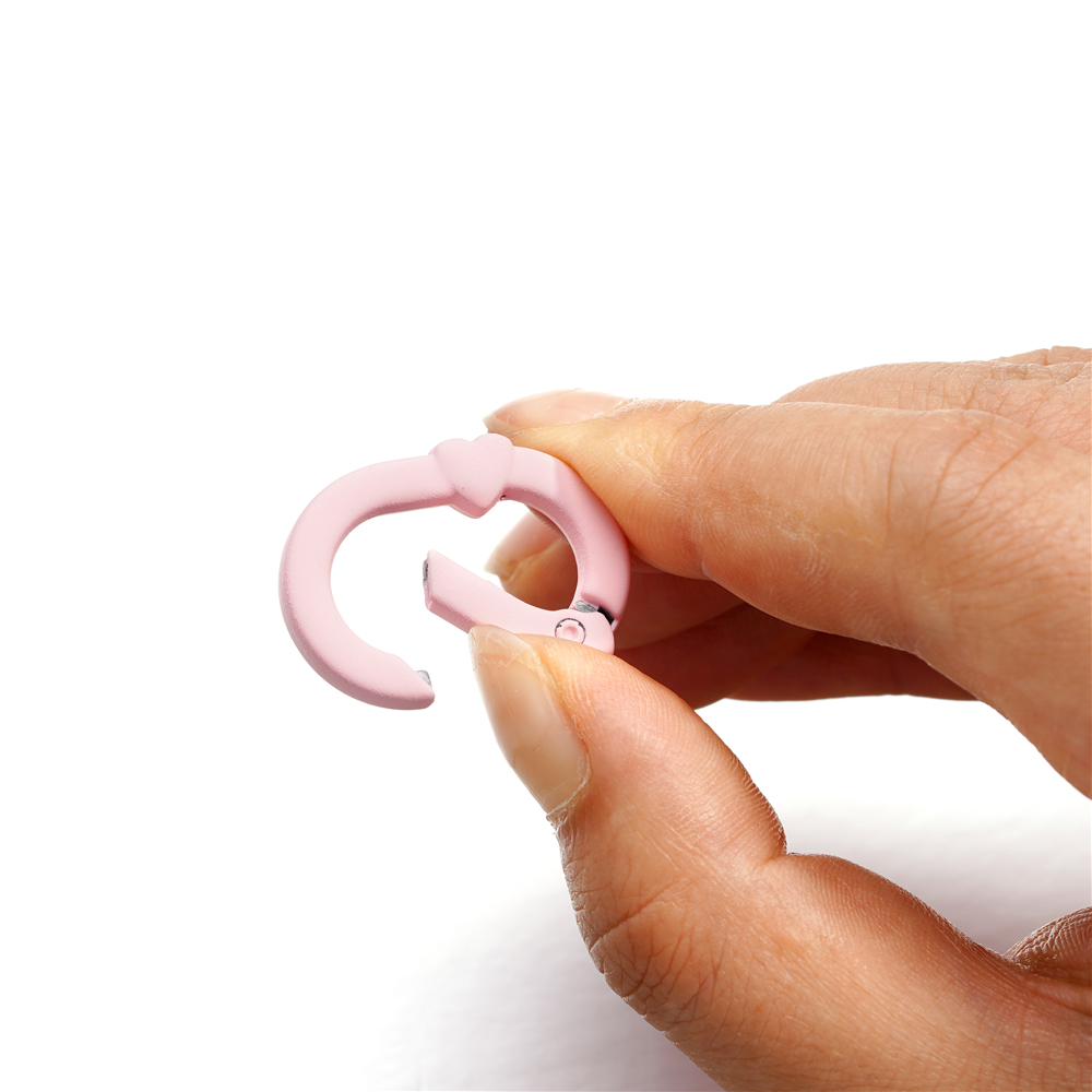 St.kunkka 5 ชิ้น/ถุง ตะขอก้ามปูรูปหัวใจเป็นมิตรกับผิวหนังสีแคนดี้ สําหรับทําเครื่องประดับ DIY - รูปที่ 6