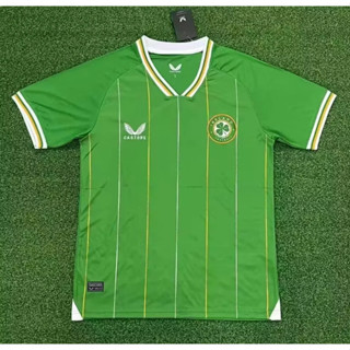 เสื้อกีฬาแขนสั้น ลายทีมชาติฟุตบอล Ireland 2324 คุณภาพสูง ไซซ์ S - 2XL สําหรับผู้ชาย