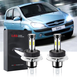 หลอดไฟหน้ารถยนต์ LED T12 6000K สีขาว แบบเปลี่ยน สําหรับ Hyundai Getz 2004 2005 2006- 2009 (1 คู่)