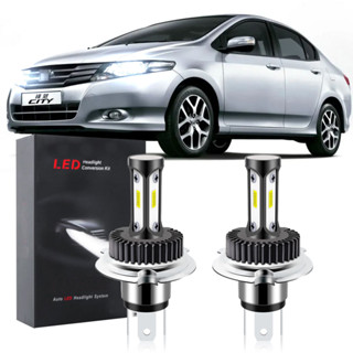 หลอดไฟหน้ารถยนต์ LED T12 6000K สีขาว แบบเปลี่ยน สําหรับ Honda City 2007 2008 2009-2013 (1 คู่)