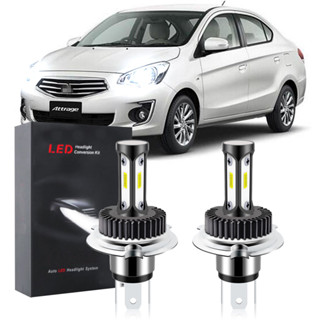 หลอดไฟหน้ารถยนต์ LED T12 6000K สีขาว แบบเปลี่ยน สําหรับ Mitsubishi Attrage 2010-2019 (1 คู่)