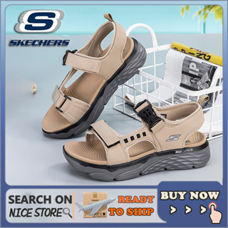 [penghantaran Ekspres] ] Skechers_Max รองเท้าแตะลําลอง ระบายอากาศ สําหรับผู้ชาย