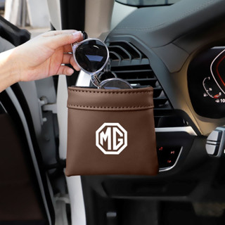 เคสกระเป๋าใส่เหรียญ หนัง Pu แบบคลิปหนีบช่องแอร์รถยนต์ สําหรับ Morris Garages MG MG3 MG5 MG6 MG7 GT GS Hector HS ZS ZX EZS