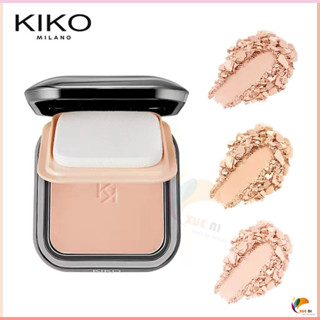 ของแท้ ใหม่ KIKO แป้งอัดแข็ง เนื้อแมตต์ ควบคุมความมัน แห้งและเปียก ใช้คู่ แป้งอัดแข็ง คอนซีลเลอร์ ติดทนนาน ชุดแต่งหน้า Spf25