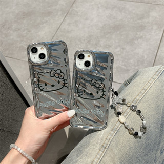 เคสโทรศัพท์มือถือ ลายแมว KT ชุบไฟฟ้า สําหรับ iPhone 14ProMax 13 iPhone11 12 ProMax