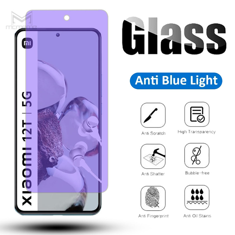 ฟิล์มกระจก ถนอมสายตา กันแสงสีฟ้า สำหรับ Xiaomi Mi 15T 15 14T 14 13 13T 12T 12 11 Lite 11T 10T 9T Pro A2
