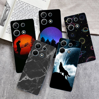 เคสโทรศัพท์ซิลิโคน TPU แบบนิ่ม ลายดาว สําหรับ Infinix Note 30 4G X6833B