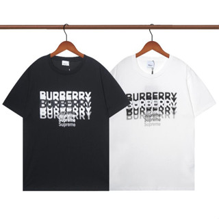 Bbr&amp;sup เสื้อยืดแขนสั้น ผ้าฝ้าย พิมพ์ลาย แฟชั่นสําหรับผู้ชายและผู้หญิง