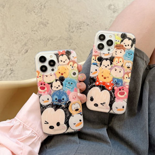 เคสโทรศัพท์มือถือ PC แข็ง ลายการ์ตูนดิสนีย์ มิกกี้ มินนี่เมาส์น่ารัก สําหรับ iPhone 14Pro max case 13Pro max 12Pro max 14Pro 13Pro 12Pro 11 12 13 14