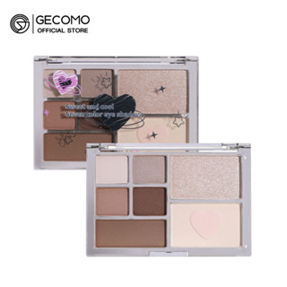 Gecomo พาเลทอายแชโดว์ 7 สี กันน้ํา ติดทนนาน สําหรับแต่งหน้า