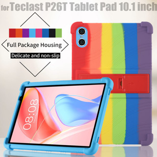 for Teclast P26T Tablet Pad 10.1 inch Case Super Shockproof Soft Silicone Protective Case Stand Cover