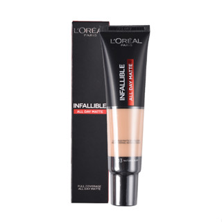 LOREAL Matte Oil control Durable Oil Sucker Liquid Foundation 35ml