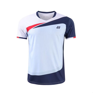 Yonex ใหม่ เสื้อยืดลําลอง แขนสั้น ทรงหลวม ระบายอากาศ แห้งเร็ว แฟชั่นสําหรับผู้ชาย และผู้หญิง เหมาะกับการเล่นกีฬาแบดมินตัน