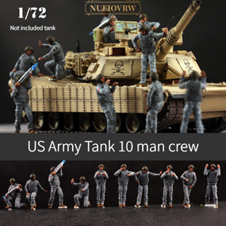 โมเดลฟิกเกอร์ทหาร 1/72 10 US M1