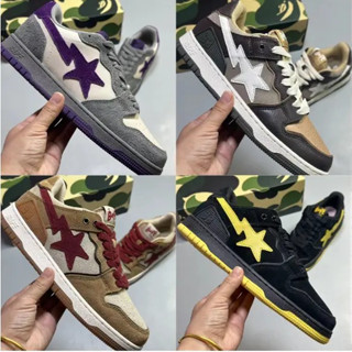 Bap Ape Head SK8 sta รองเท้าคู่รัก เข้ากับทุกการแต่งกาย